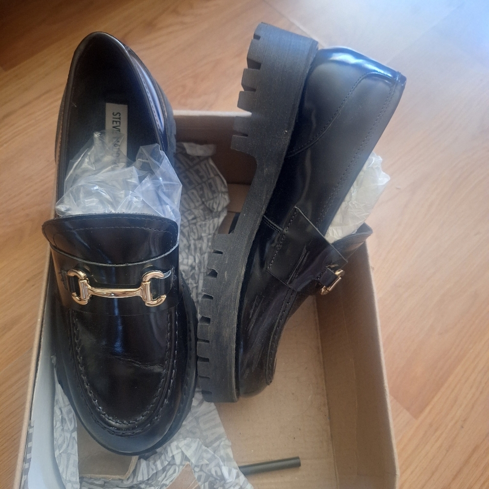 Steve madden chunky loafers